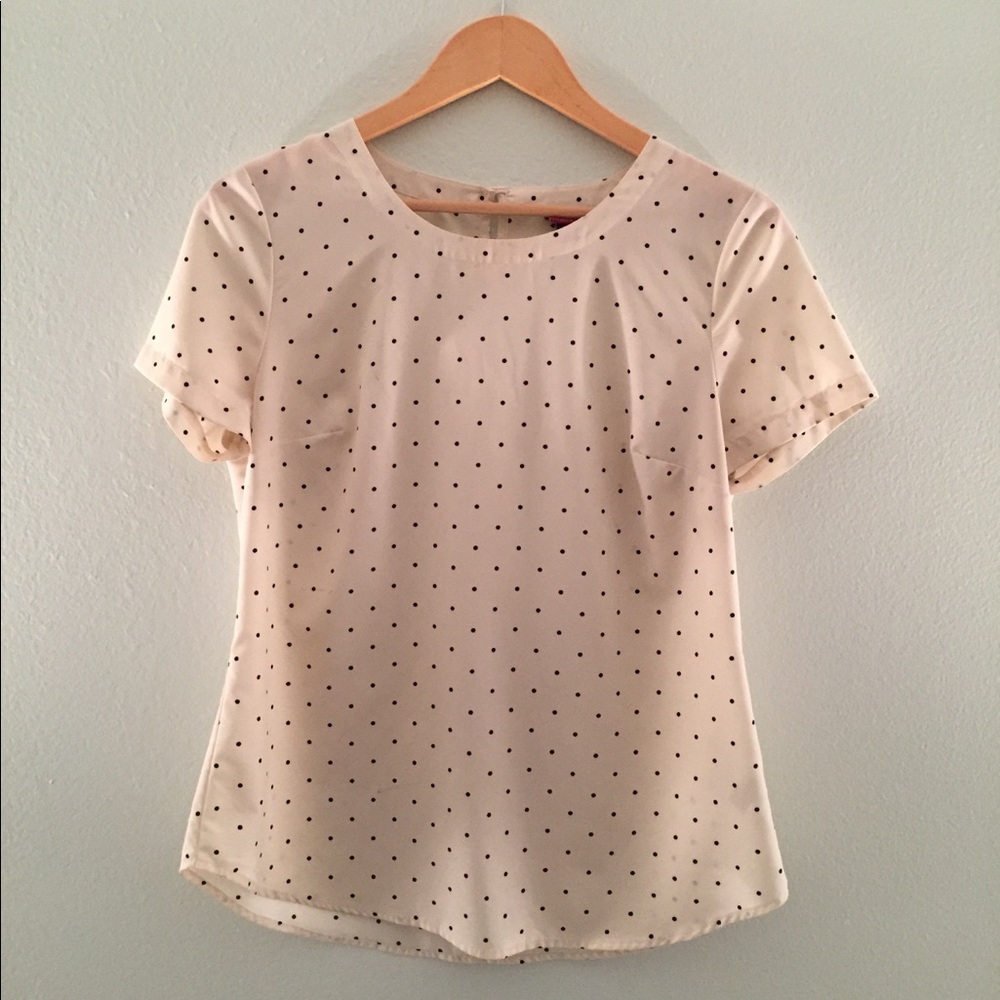 Polka dot blouse